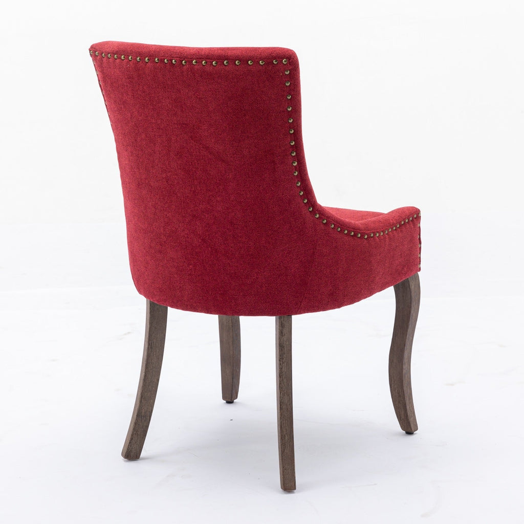 Ultra Side Thickened Fabric Dining Chair (Set of 2)