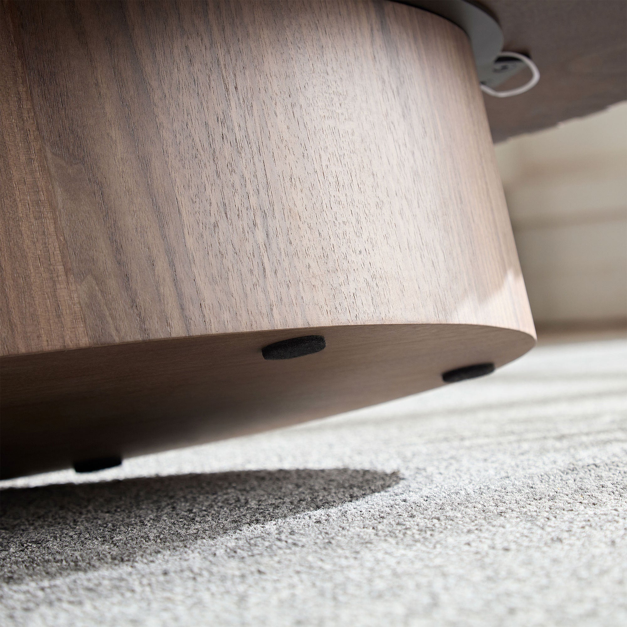 Modern MDF Handcraft Oval Coffee Table