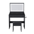 Modern Makeup Vanity Set with Power Outlet