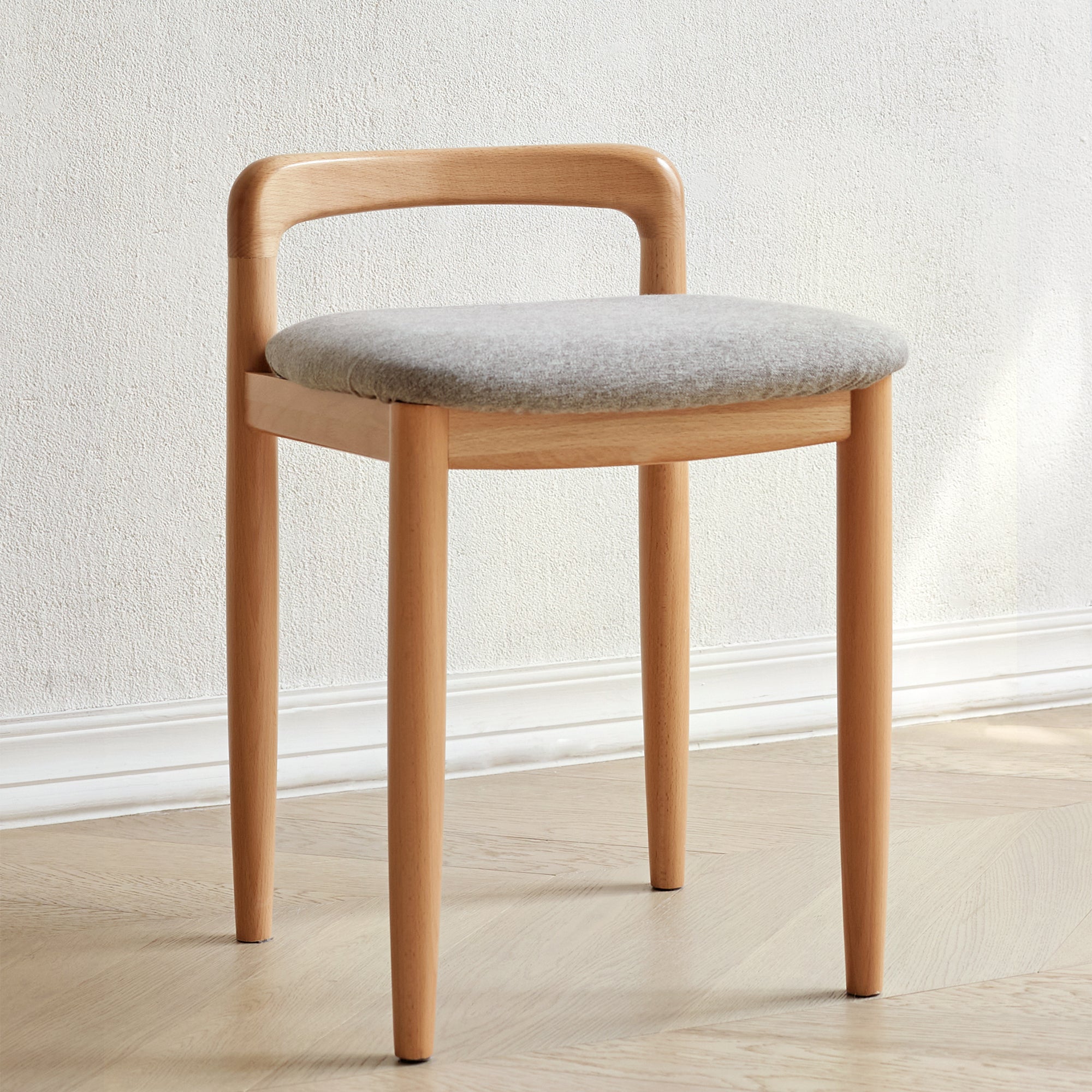 Natural Solid Beech Wood Bench