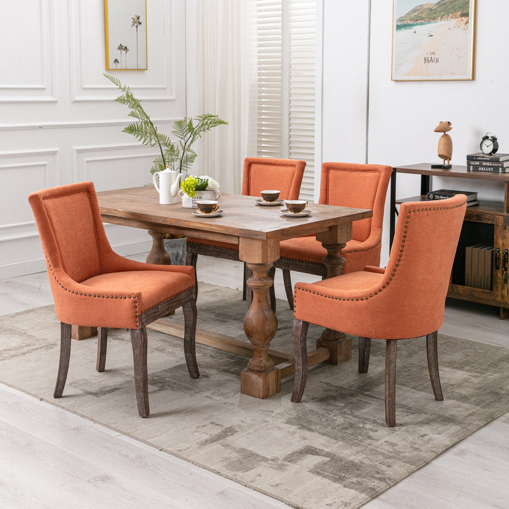 Ultra Side Thickened Fabric Dining Chair (Set of 2)