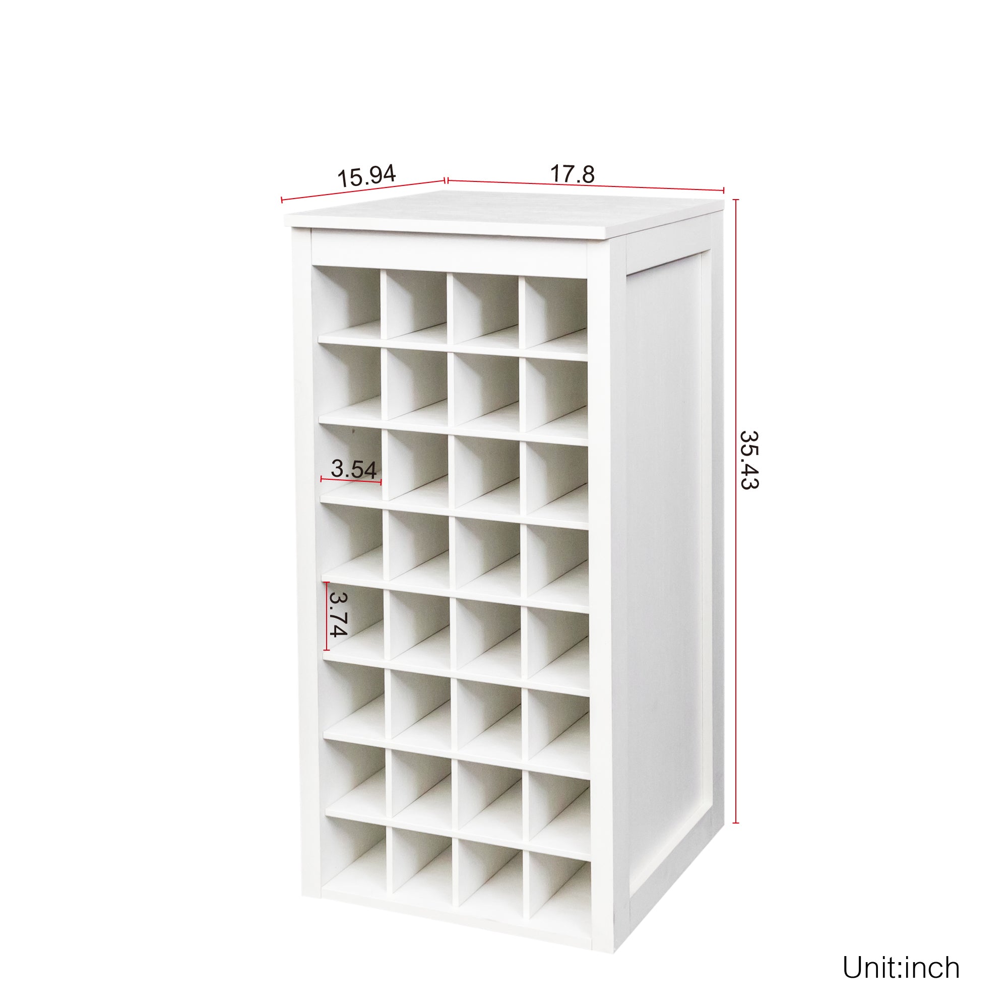 Walnut Color Modular 32 Buffet Cabinet