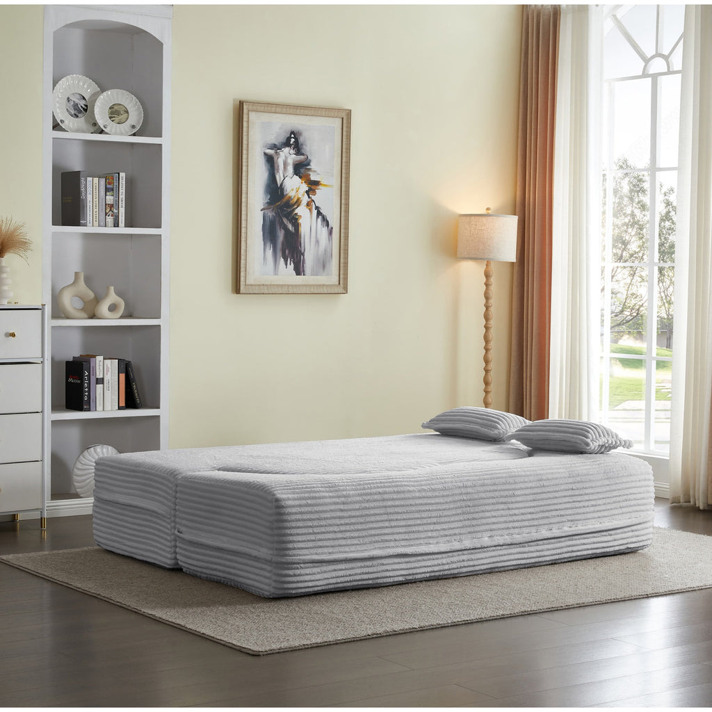 Full Size Convertible Floor Sleeper Sofa Bed