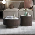 Modern Faux Marble Pattern Stickers Coffee Table Set