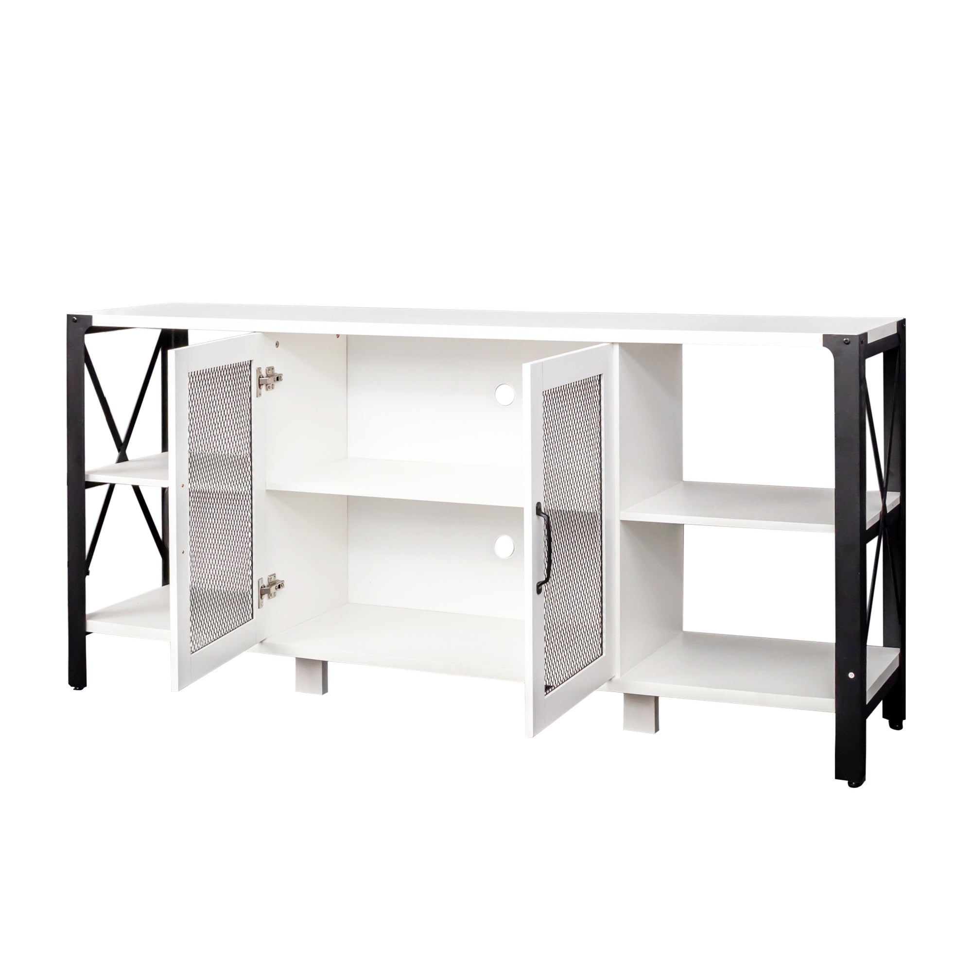 Industrial TV Stand for Living Room