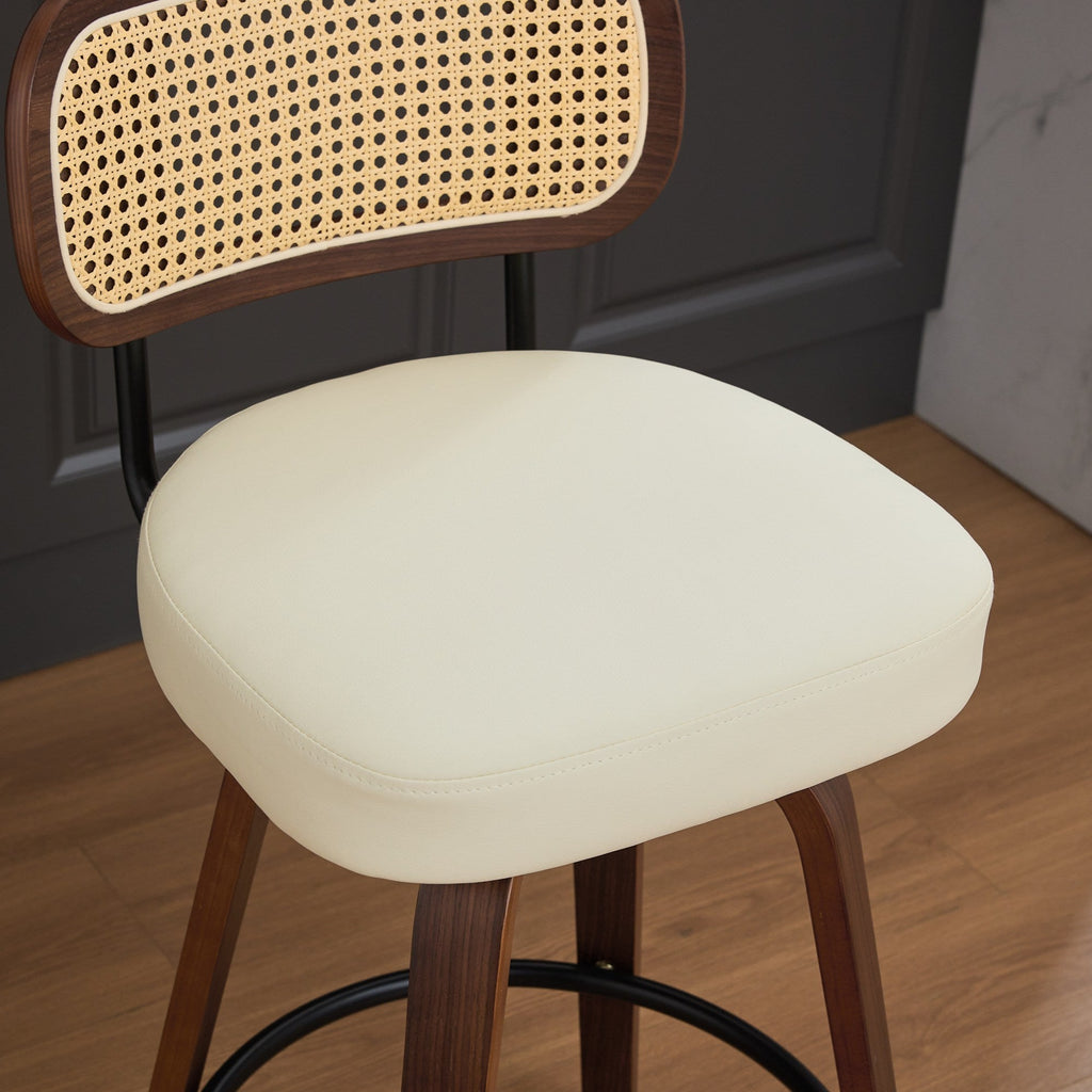 2Pcs Counter Height Bar Stools