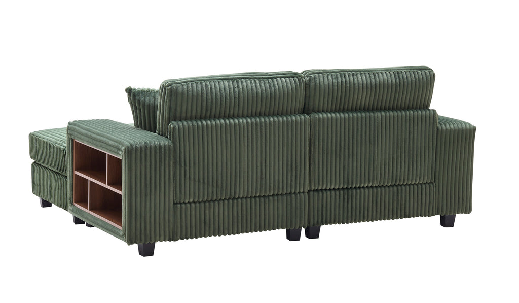 Convertible Sleeper Sectional Sofa with Storage