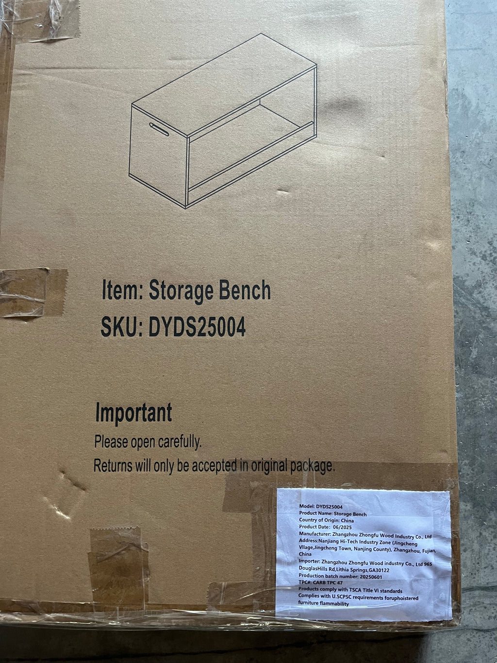 White Wooden Open Toy Storage Box for Kids