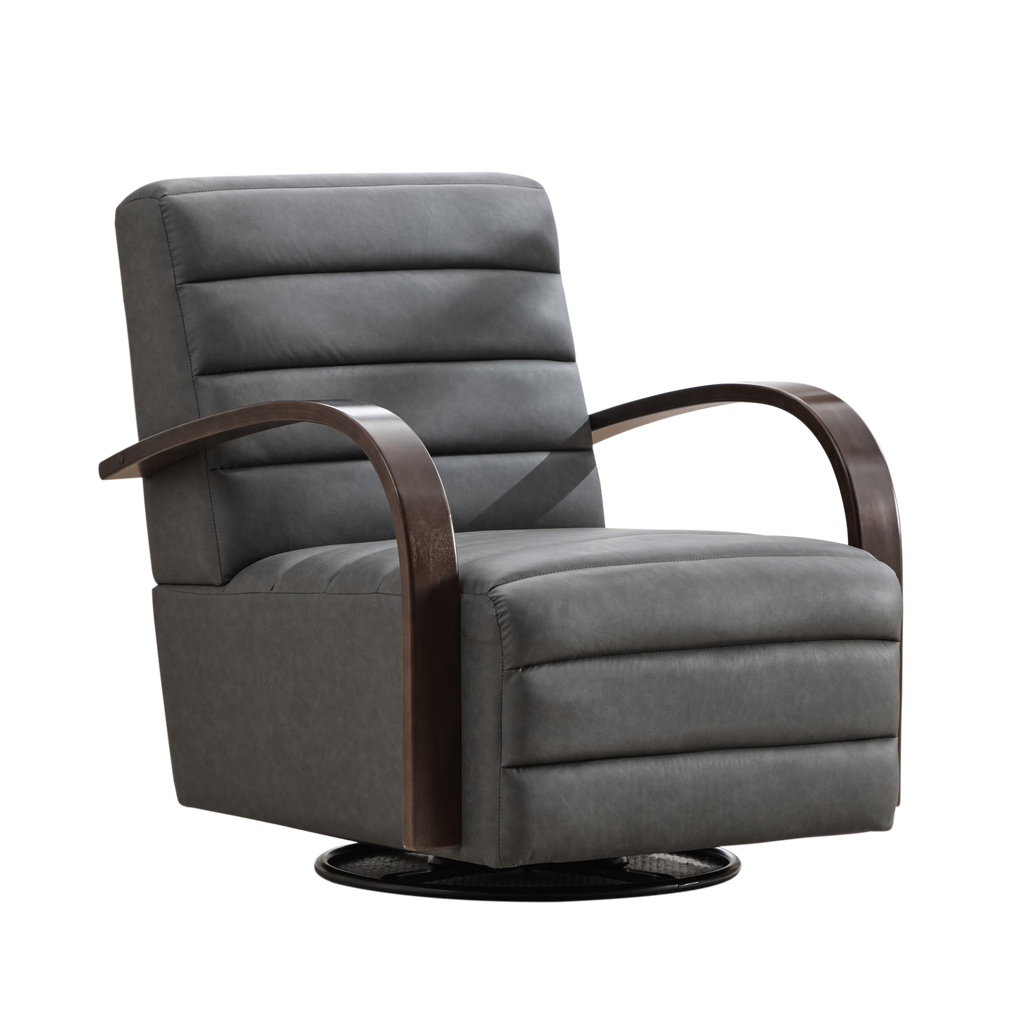 Modern Upholstered 360° Swivel Accent Chair