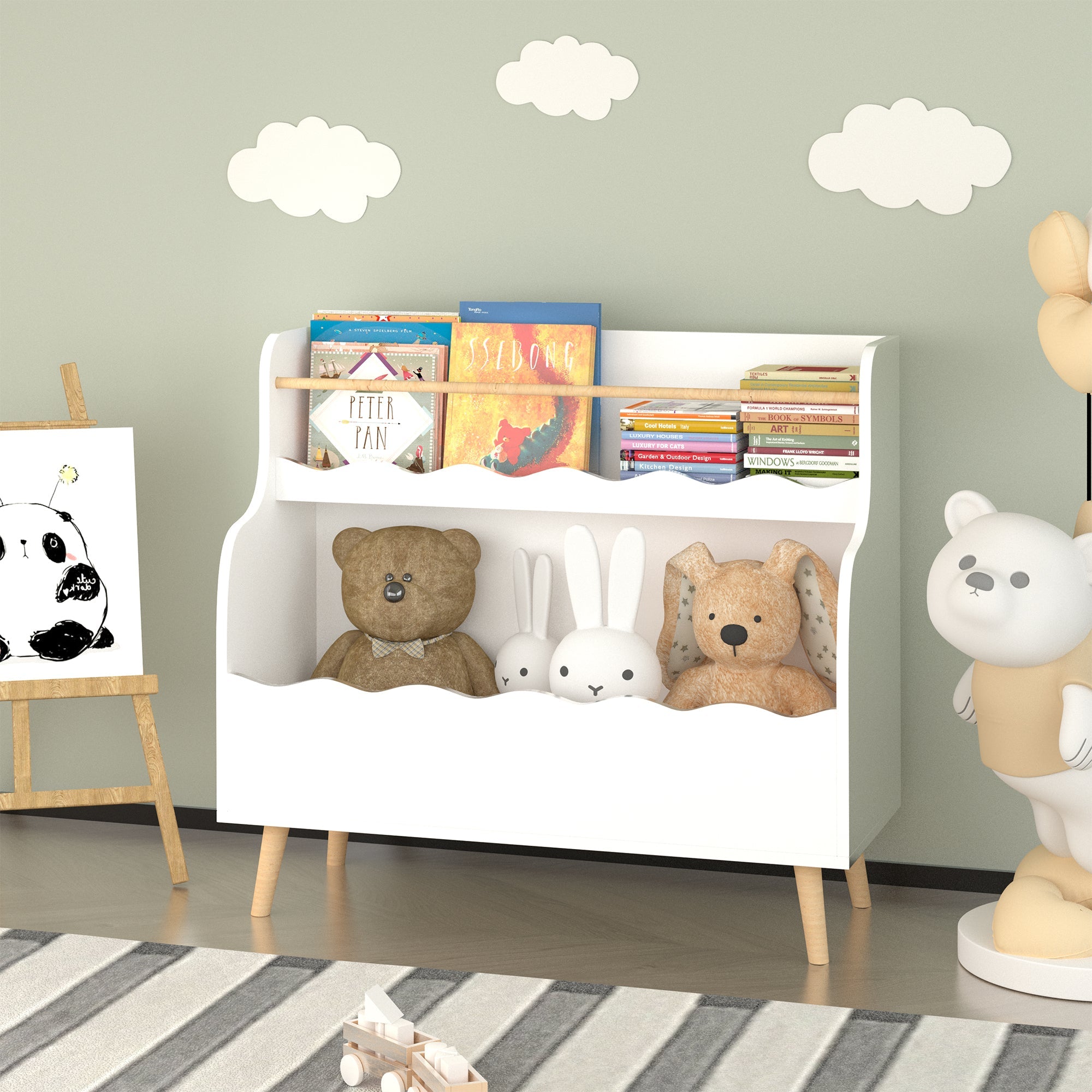 Children Toy Storage Cabinet Organizer