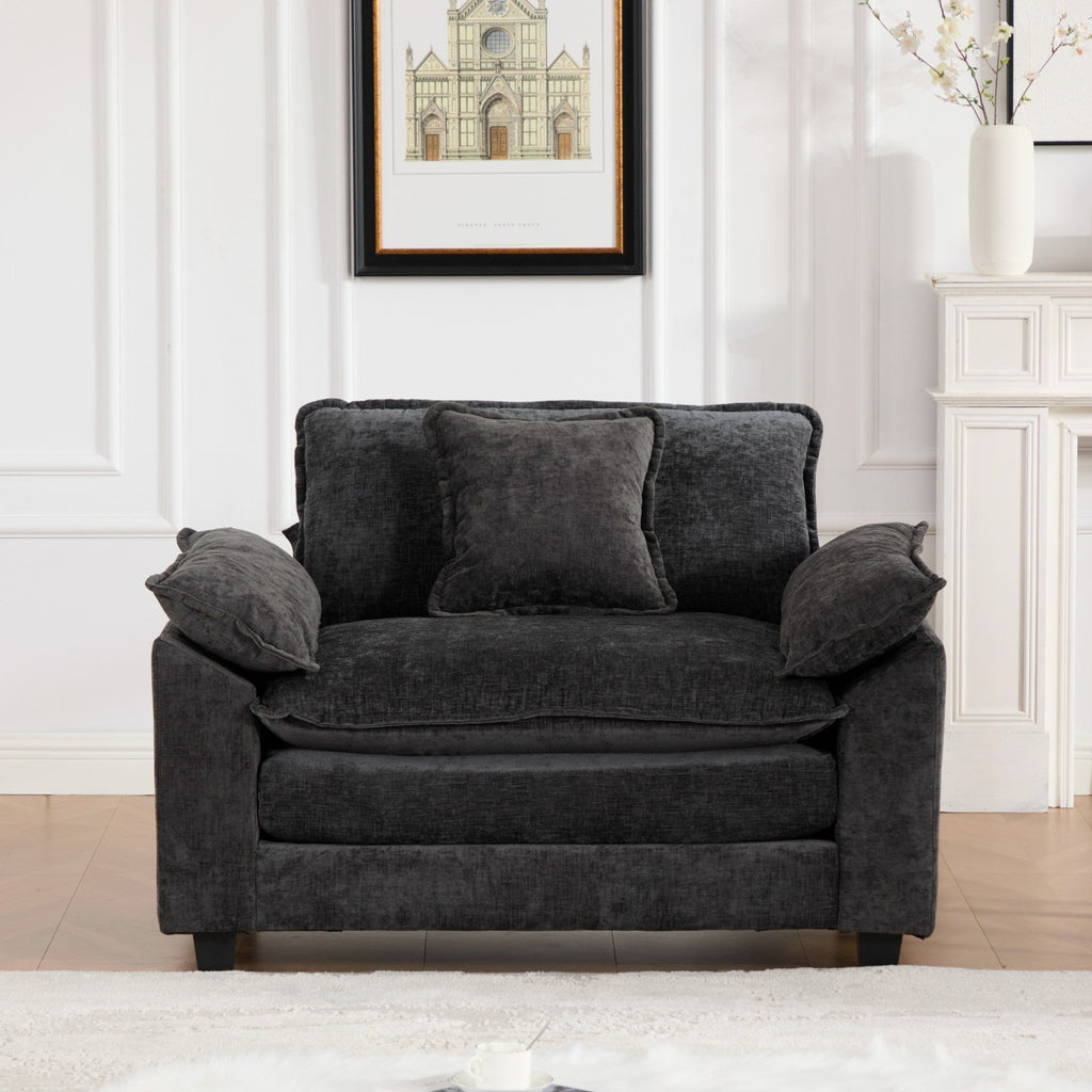 Modern Sectional Cloud Sofa Single Seat (Ottoman is Not Included)
