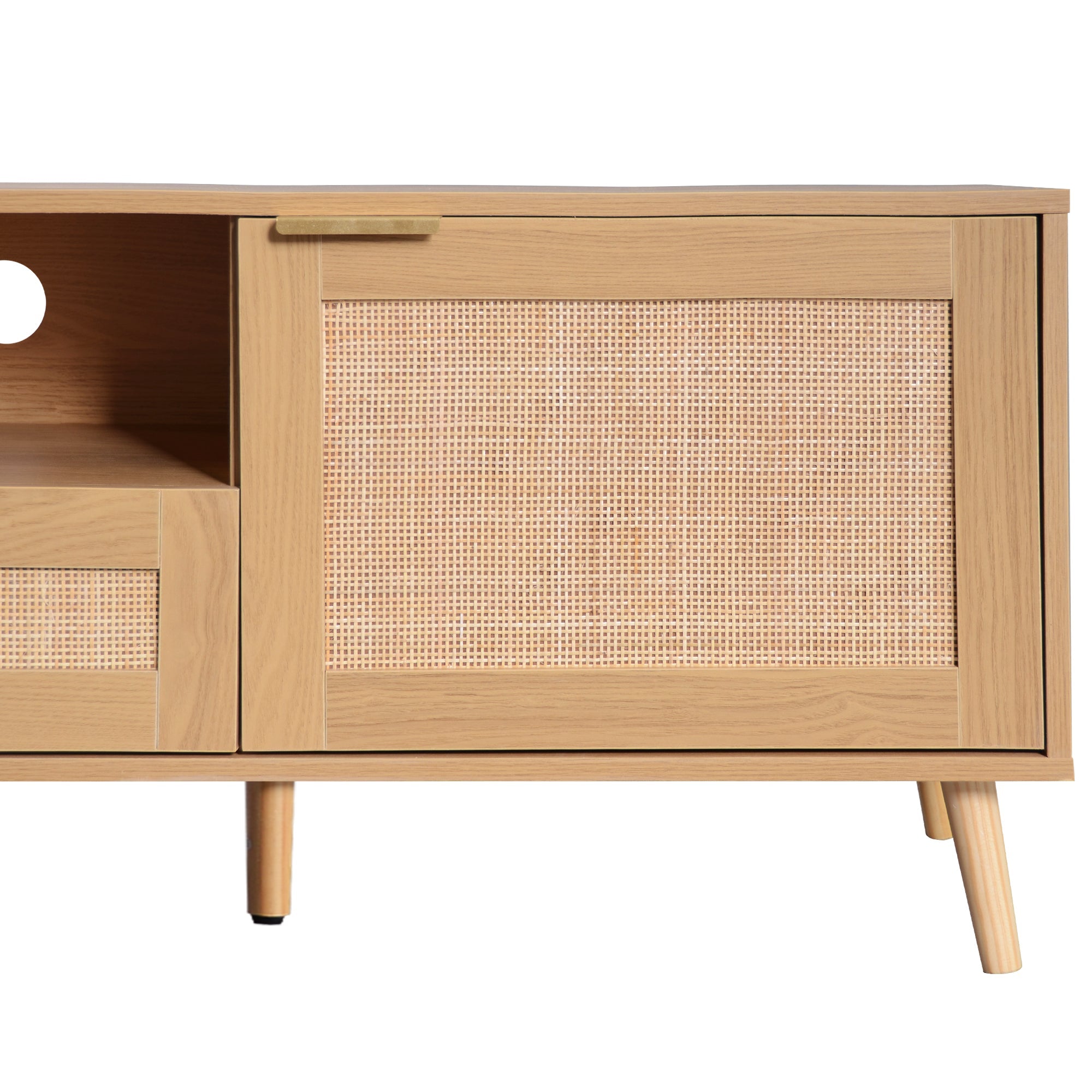 Modern Rattan TV Stand for TVs