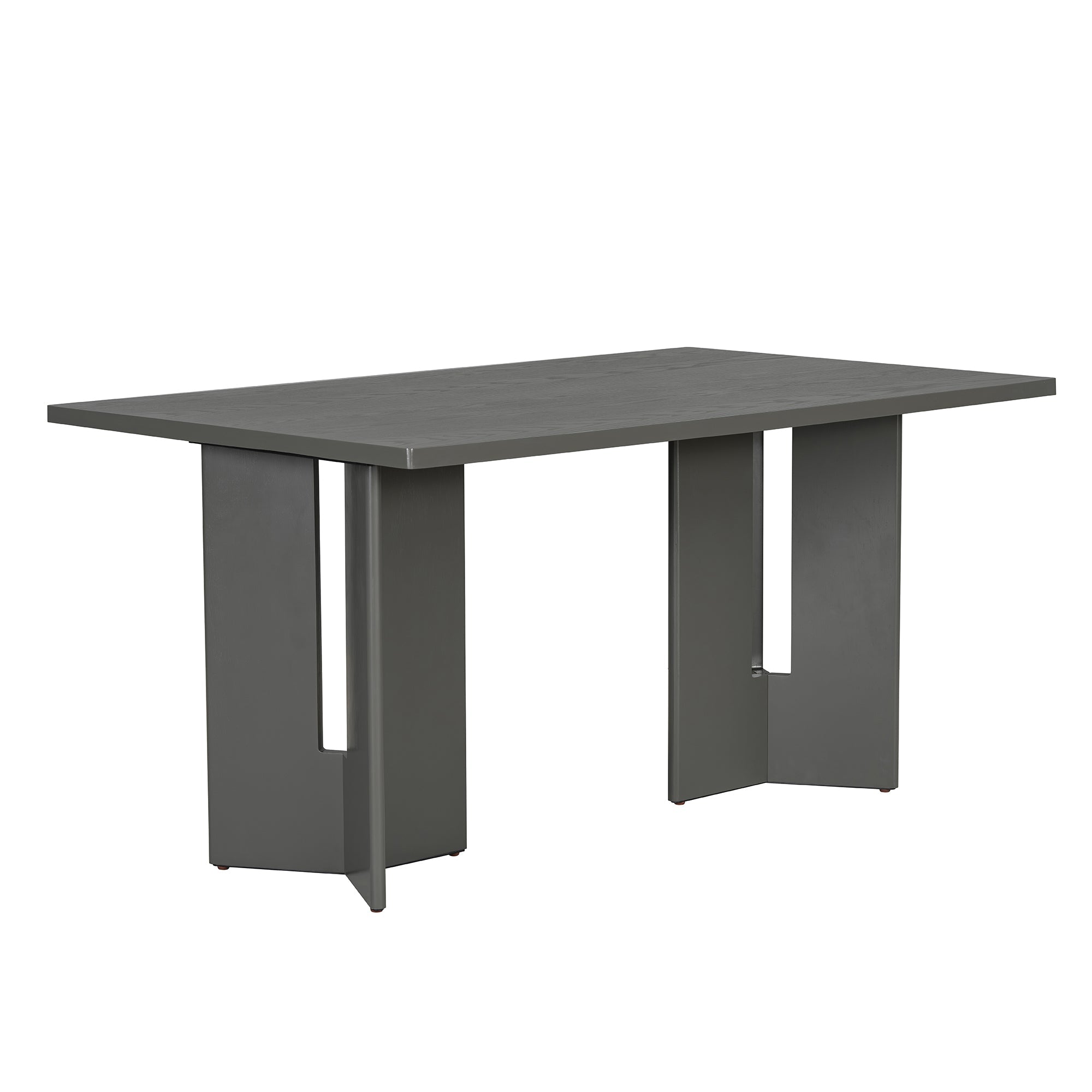Farmhouse Dining Table Set with 6 Upholstered Chairs