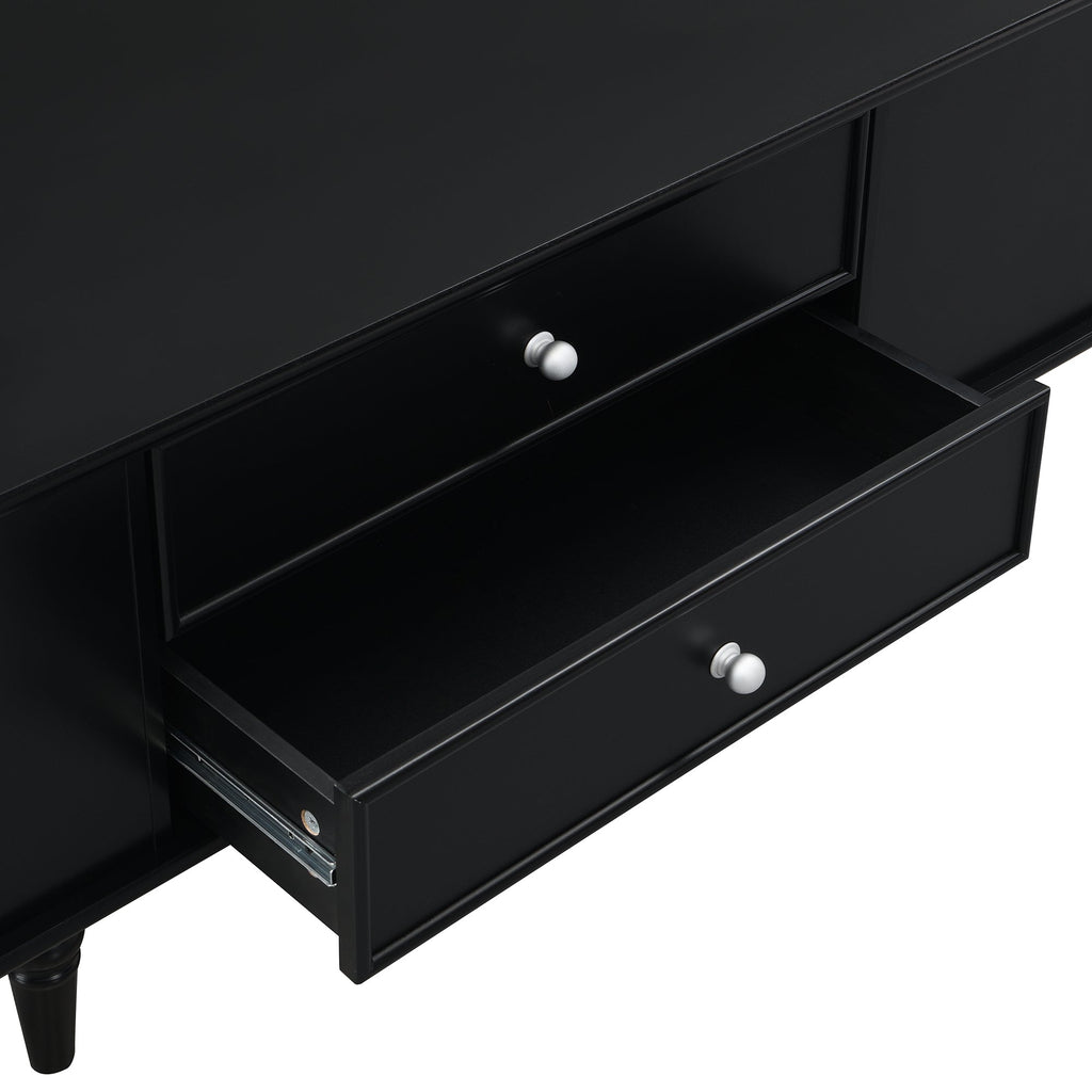Modern Rectangle Coffee Table with Four Drawers