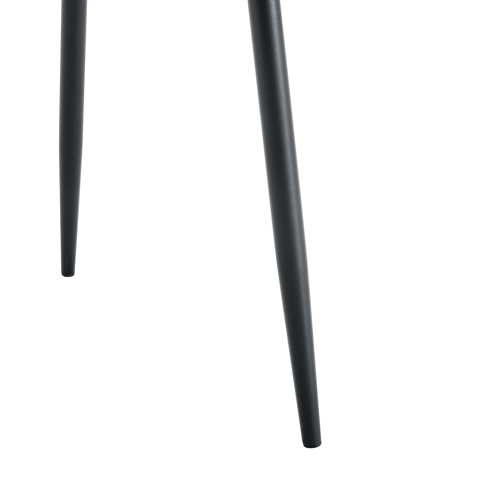 Luxury Simple Chair Black Linen Dining Chair  (Set of 4)