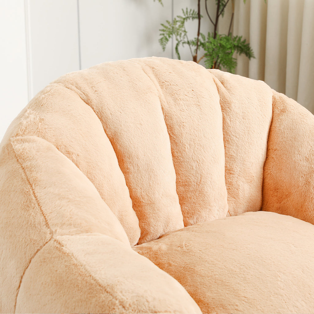 Bean Bag Sofa Chair with Armrests Stuffed