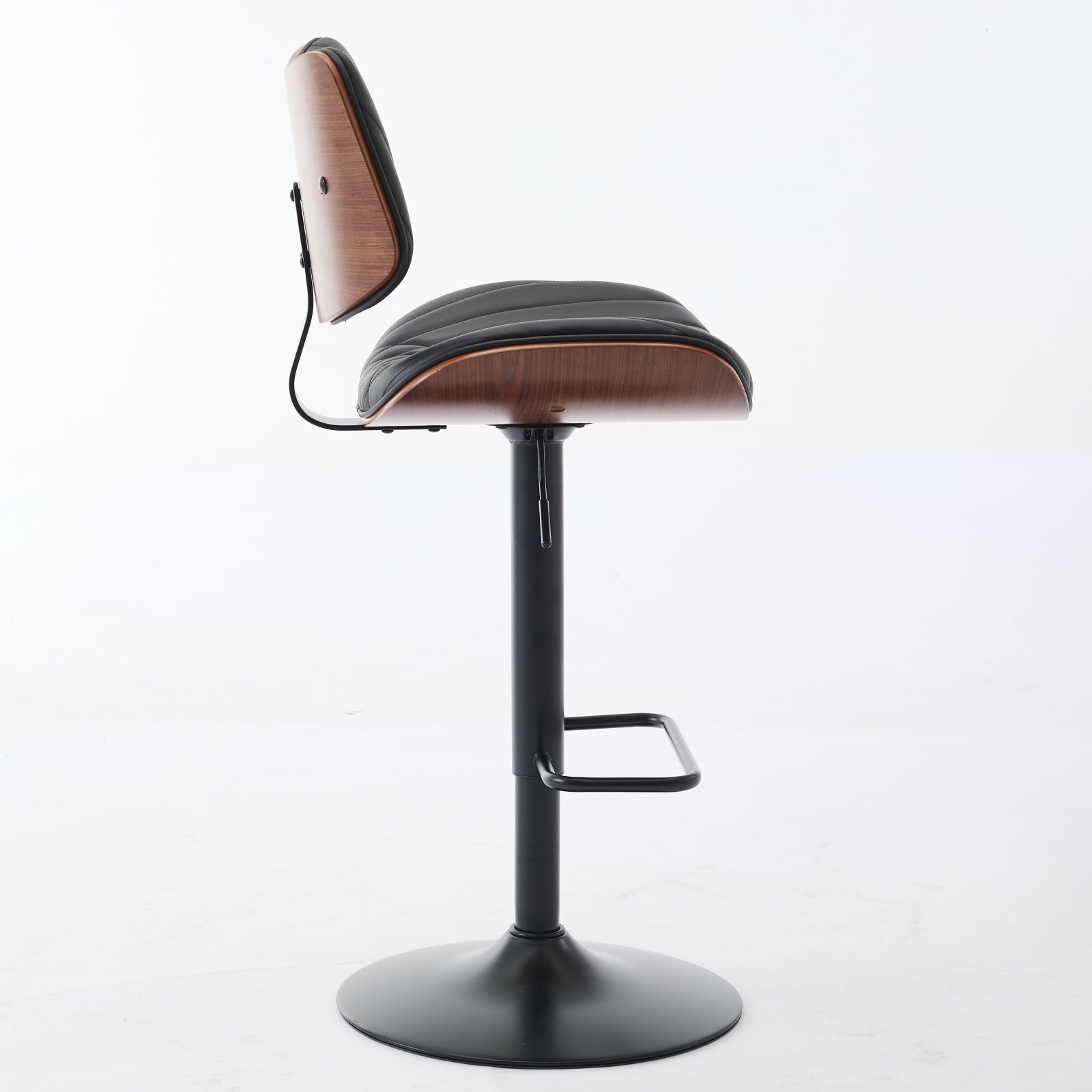 Mid Century Walnut Bentwood Bar Stools