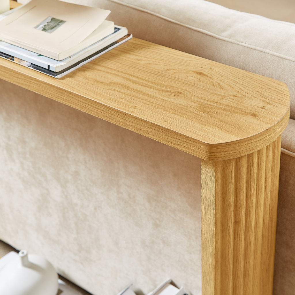 70.1" Corrugated Texture Storage Table