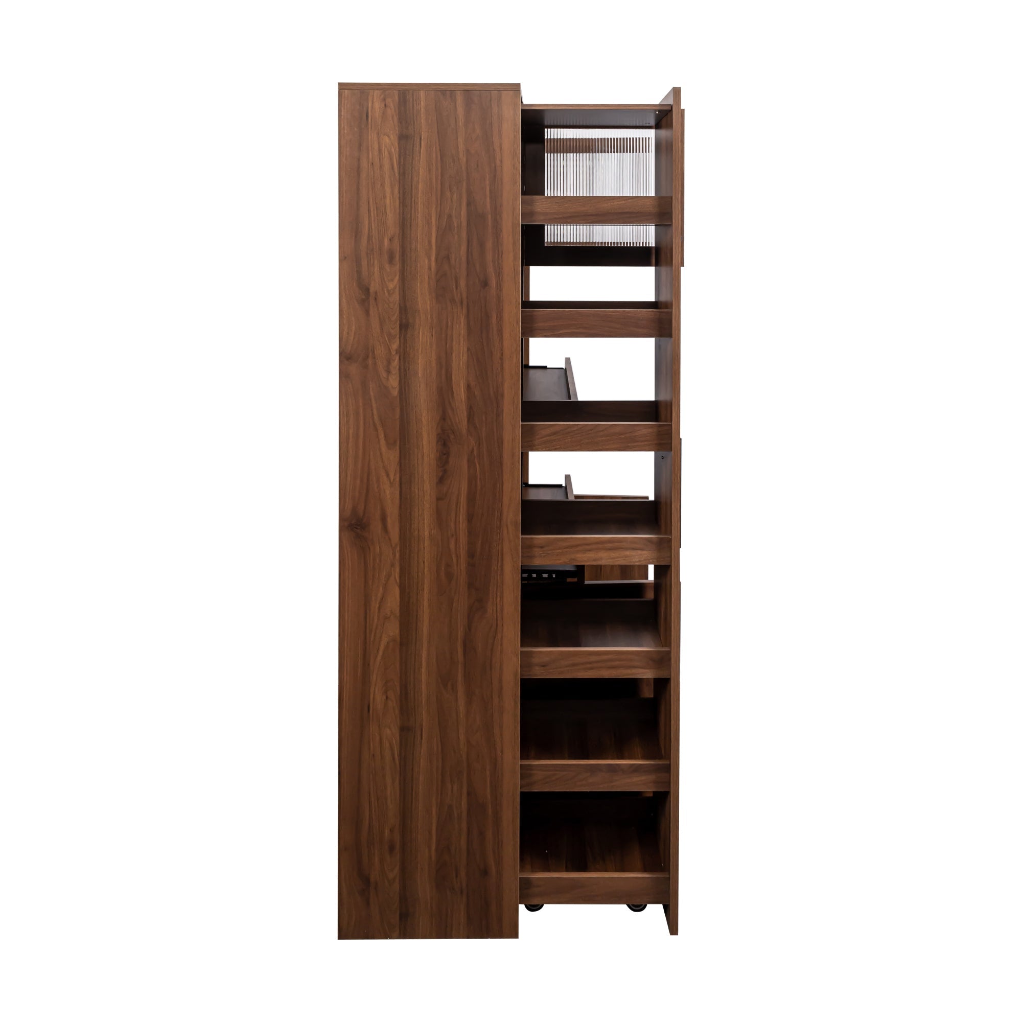 Farmhouse Pantry Organizers Cabinet with 4 Doors