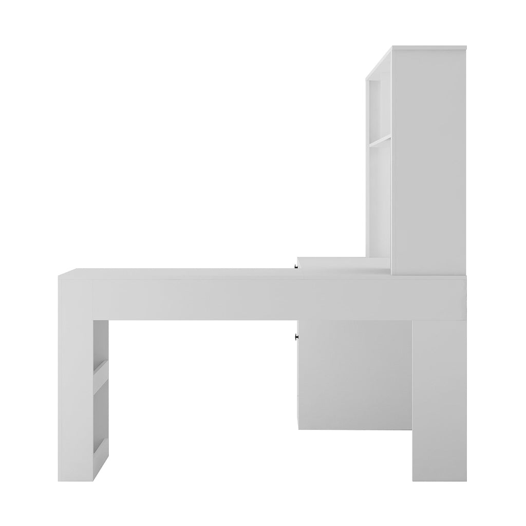 L Shaped Desk with Drawers