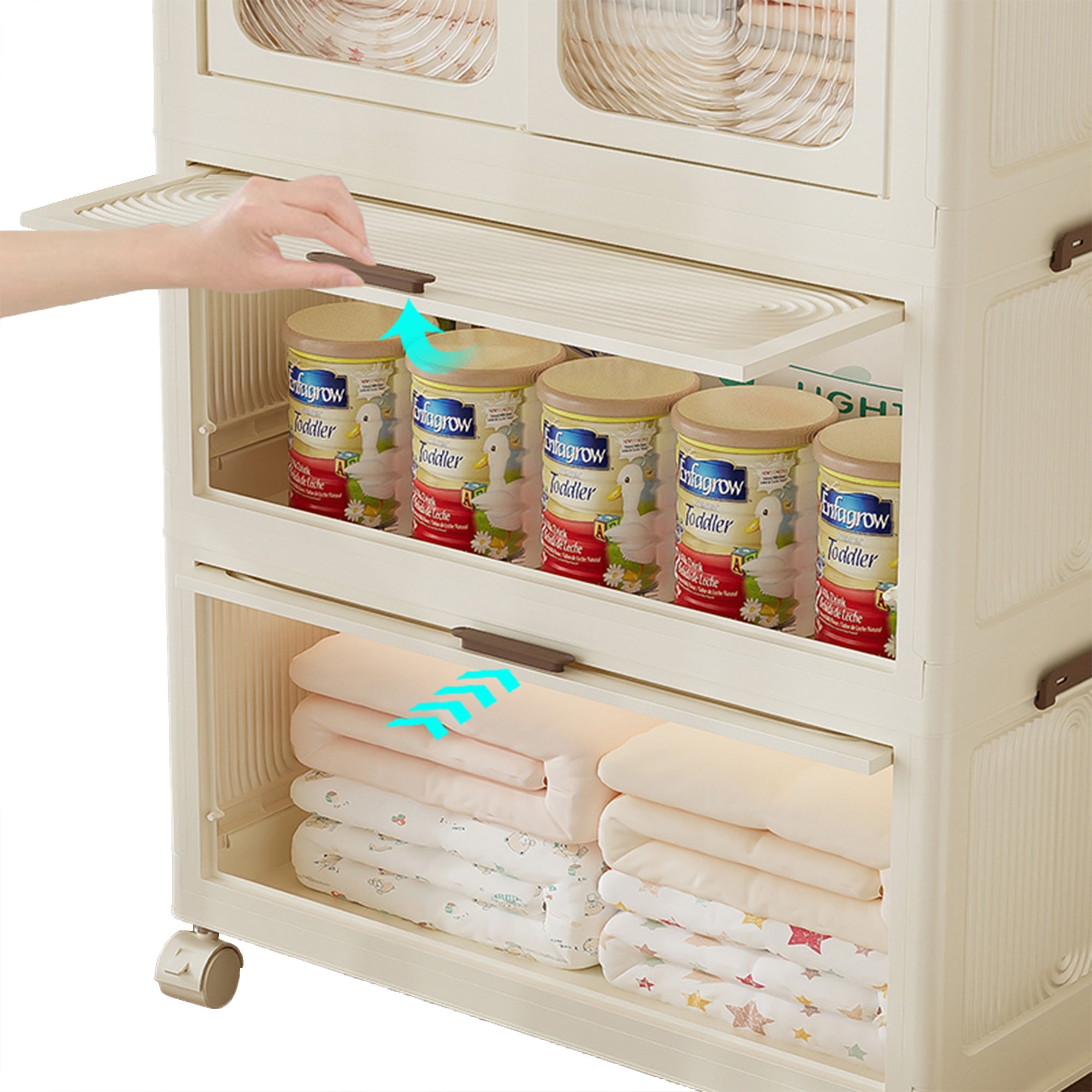 Portable Wardrobe Closet Storage Organizer