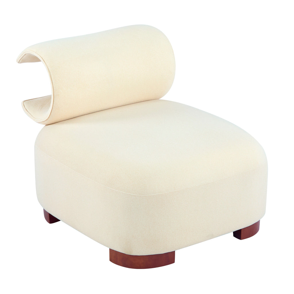 Pet-Friendly Modern Polyester Accent Chair for Living Room