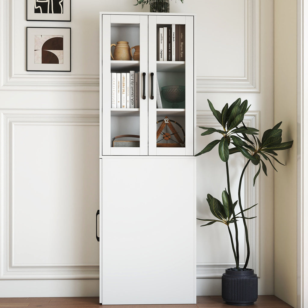 70.87'H Modern Display Storage Cabinet