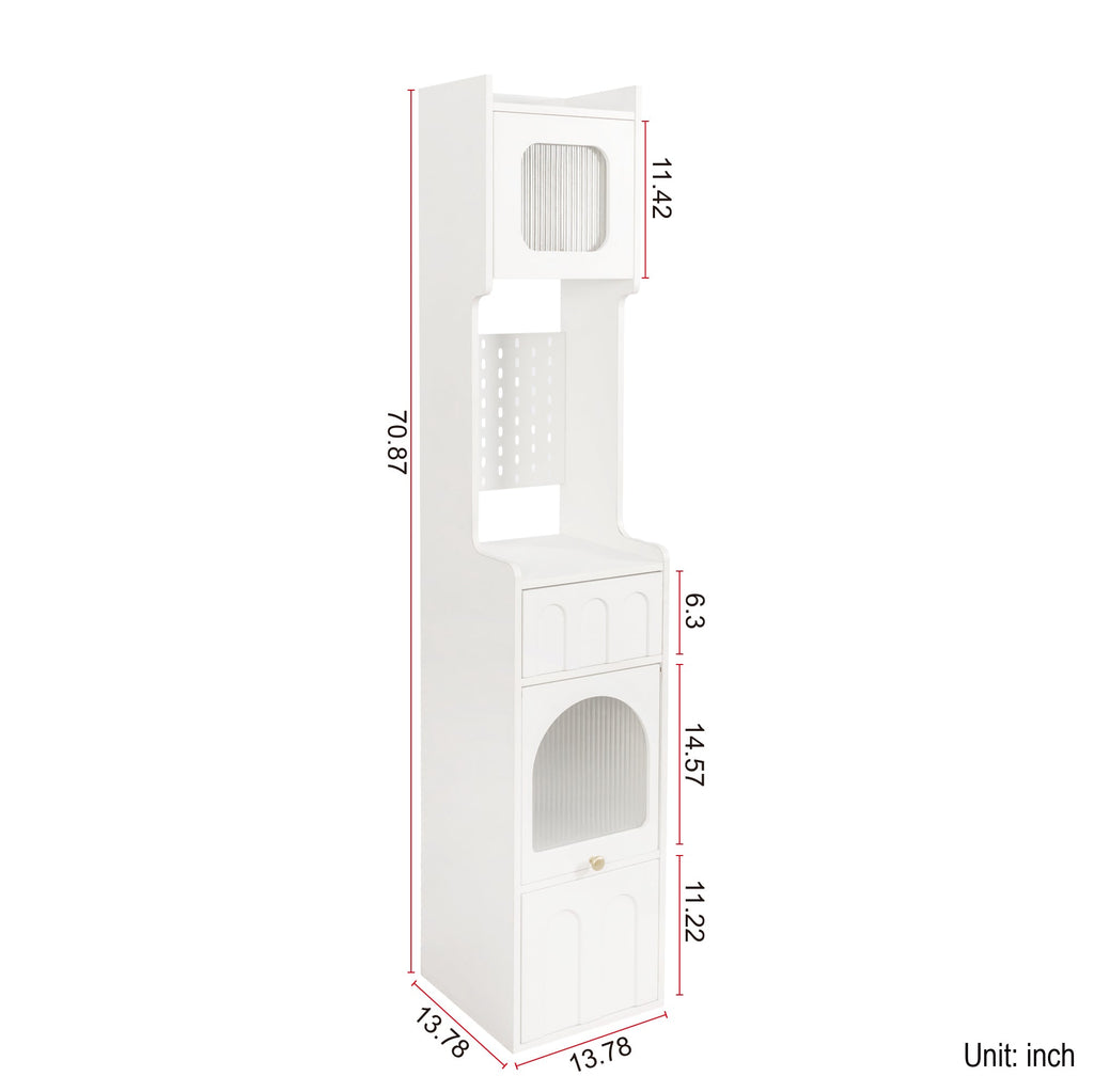 White Sideboard Storage Cabinet
