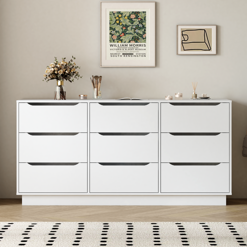 9 Drawer Dresser for Bedroom with Deep Drawers