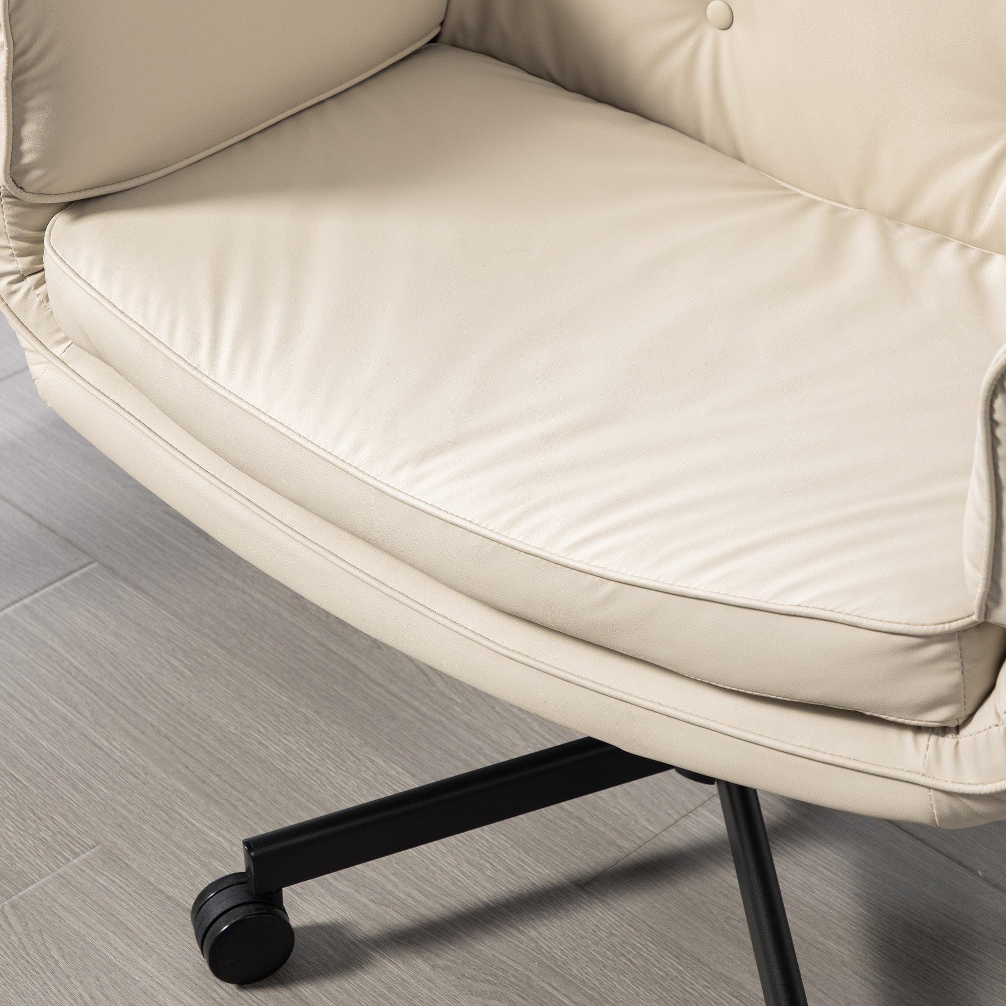 Pet Friendly Criss Cross Chair Swivel Task Office Chairs with Wide Seat