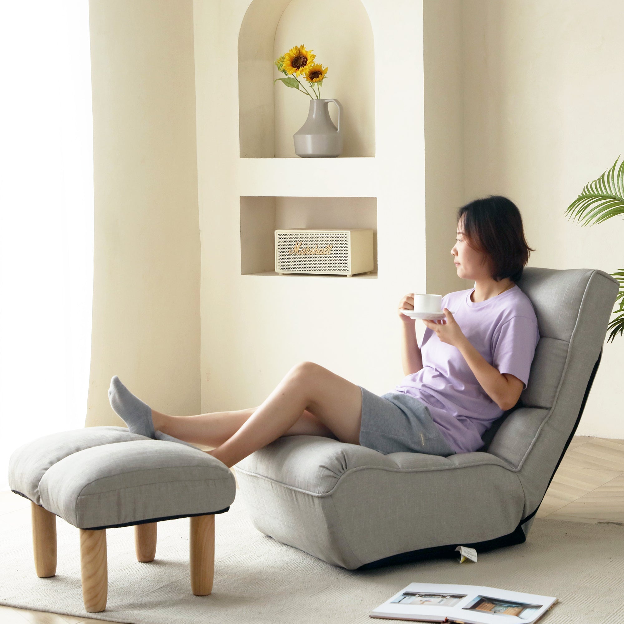 Lazy Balcony Leisure Reclining Chair