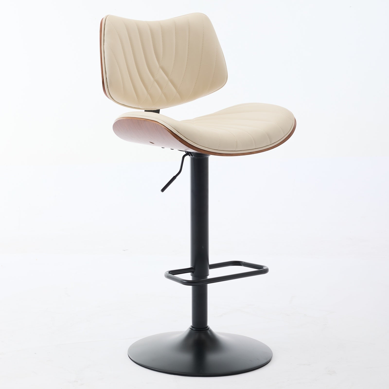 Mid Century Walnut Bentwood Bar Stools