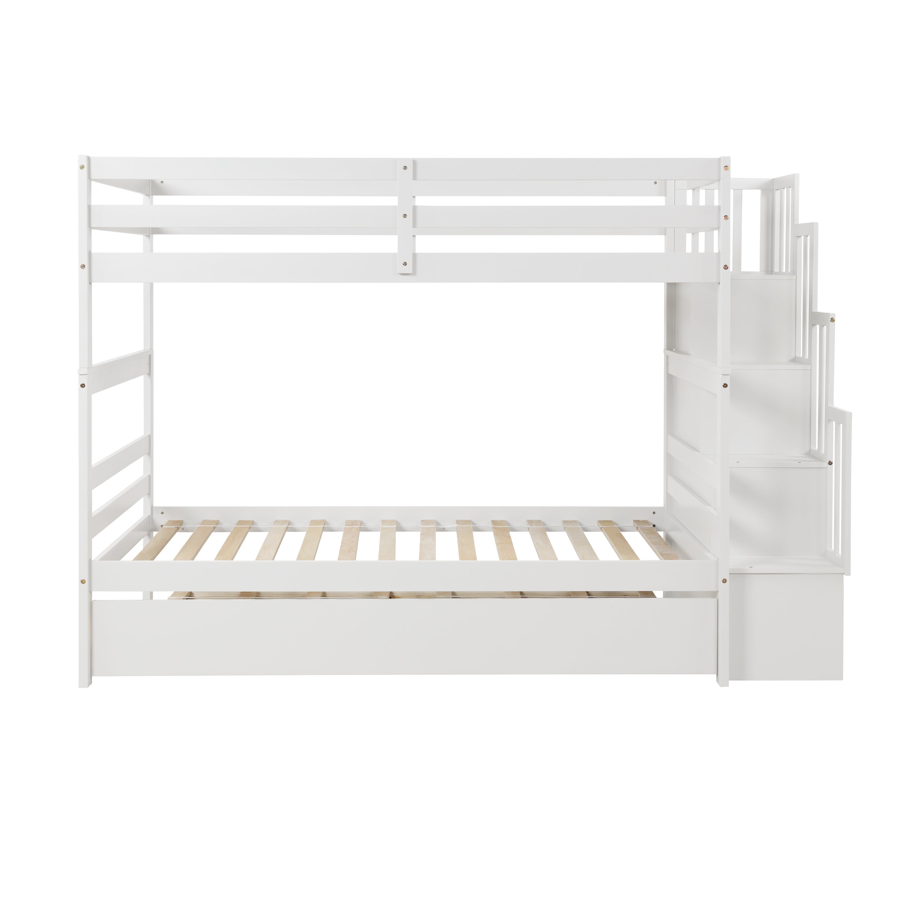 Twin over Twin Bunk Beds with Twin Trundle