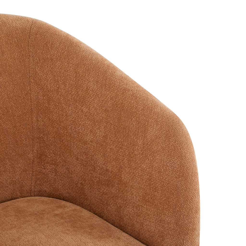 Modern Accent Sofa Chair with Round Back