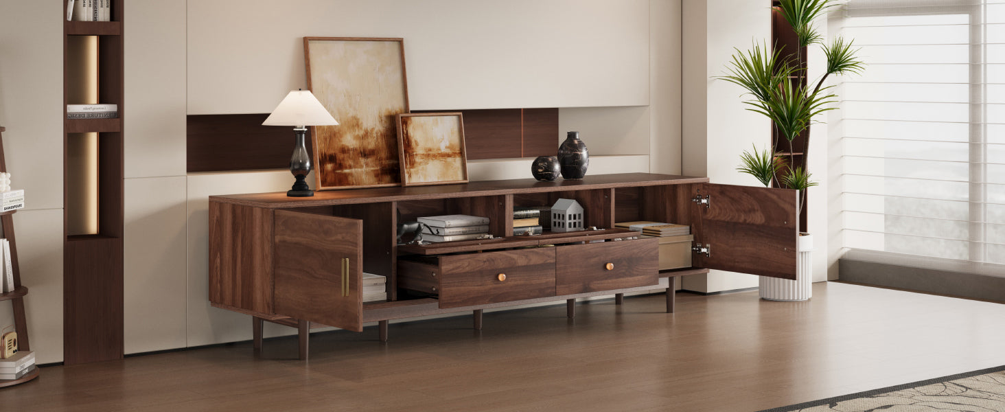 76' Modern Chic Entertainment Center