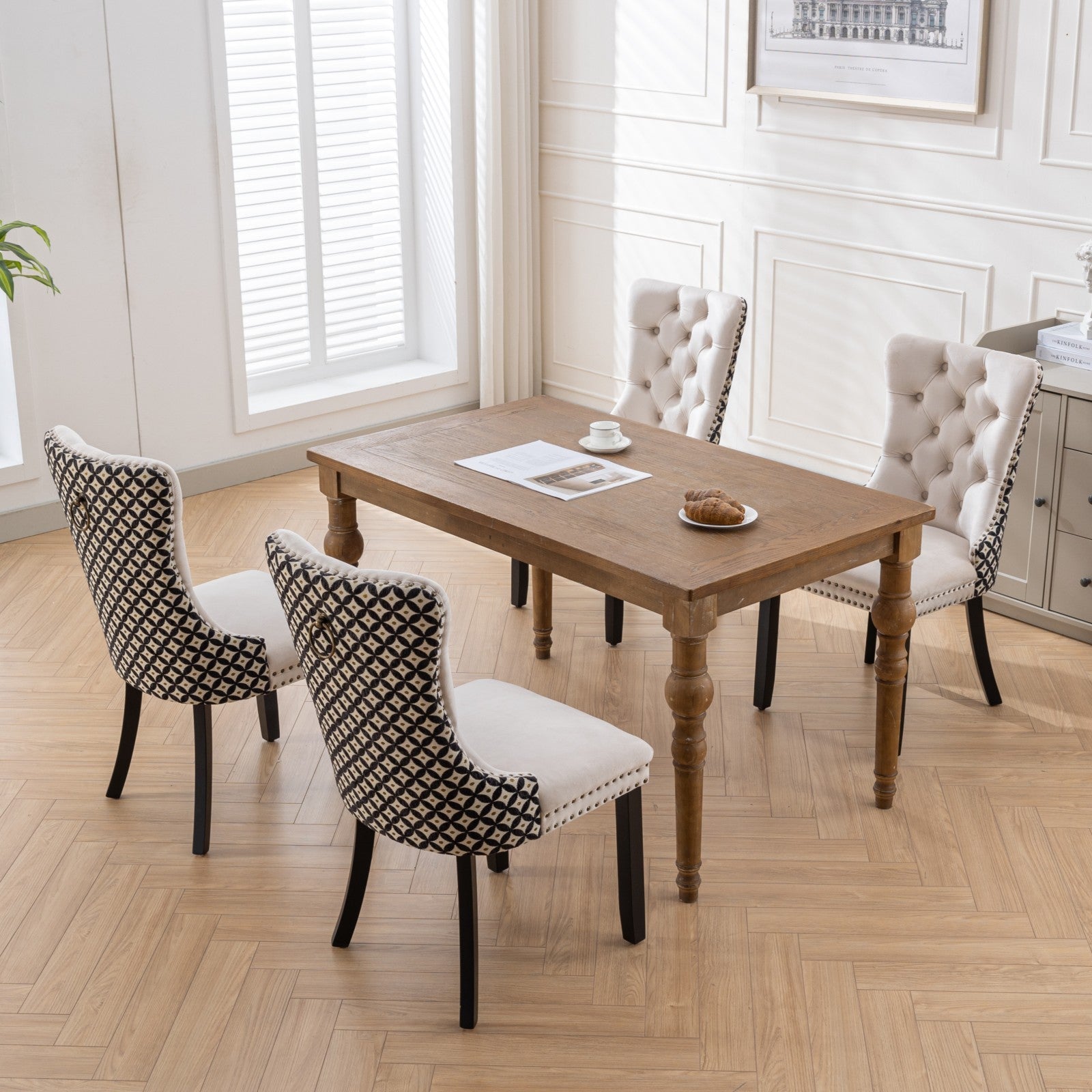 Classic Velvet Dining Chairs(Set of 2)