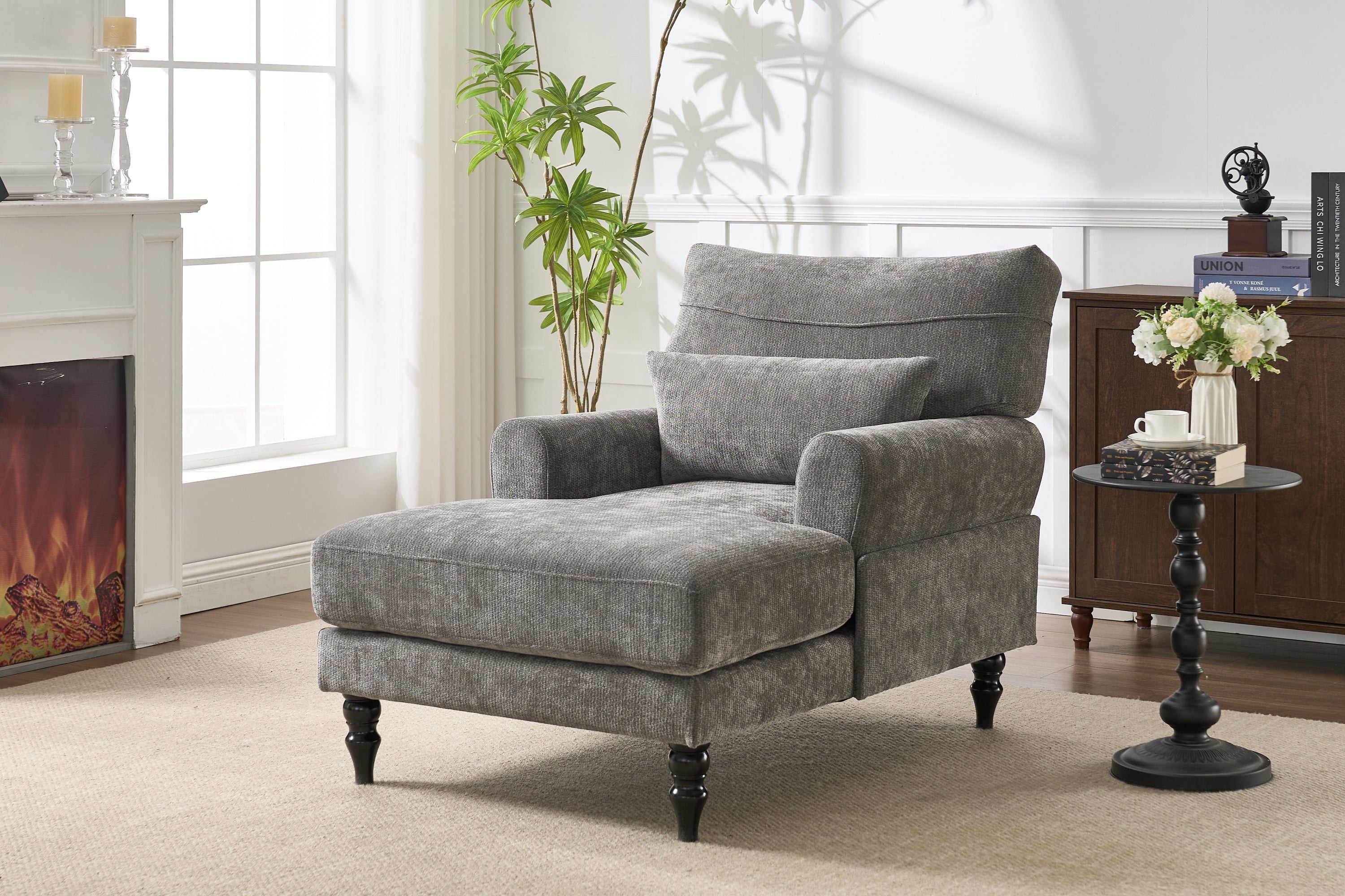Modern Upholstered Indoor Leisure Sofa Chair