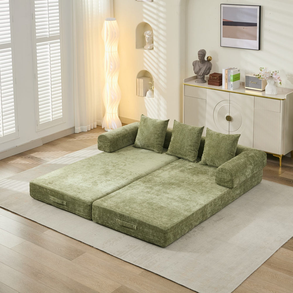Comfy Convertible Folding Mattress Sofa Bed