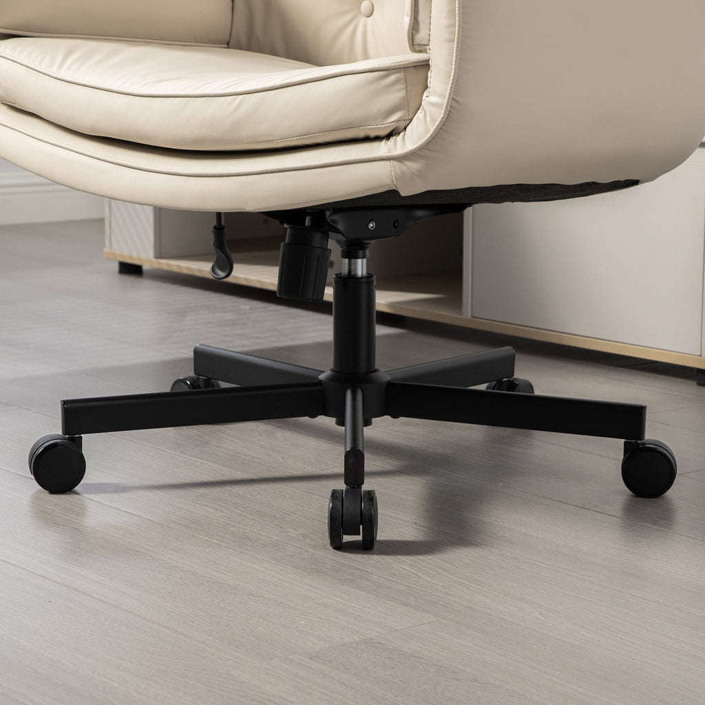 Pet Friendly Criss Cross Chair Swivel Task Office Chairs with Wide Seat