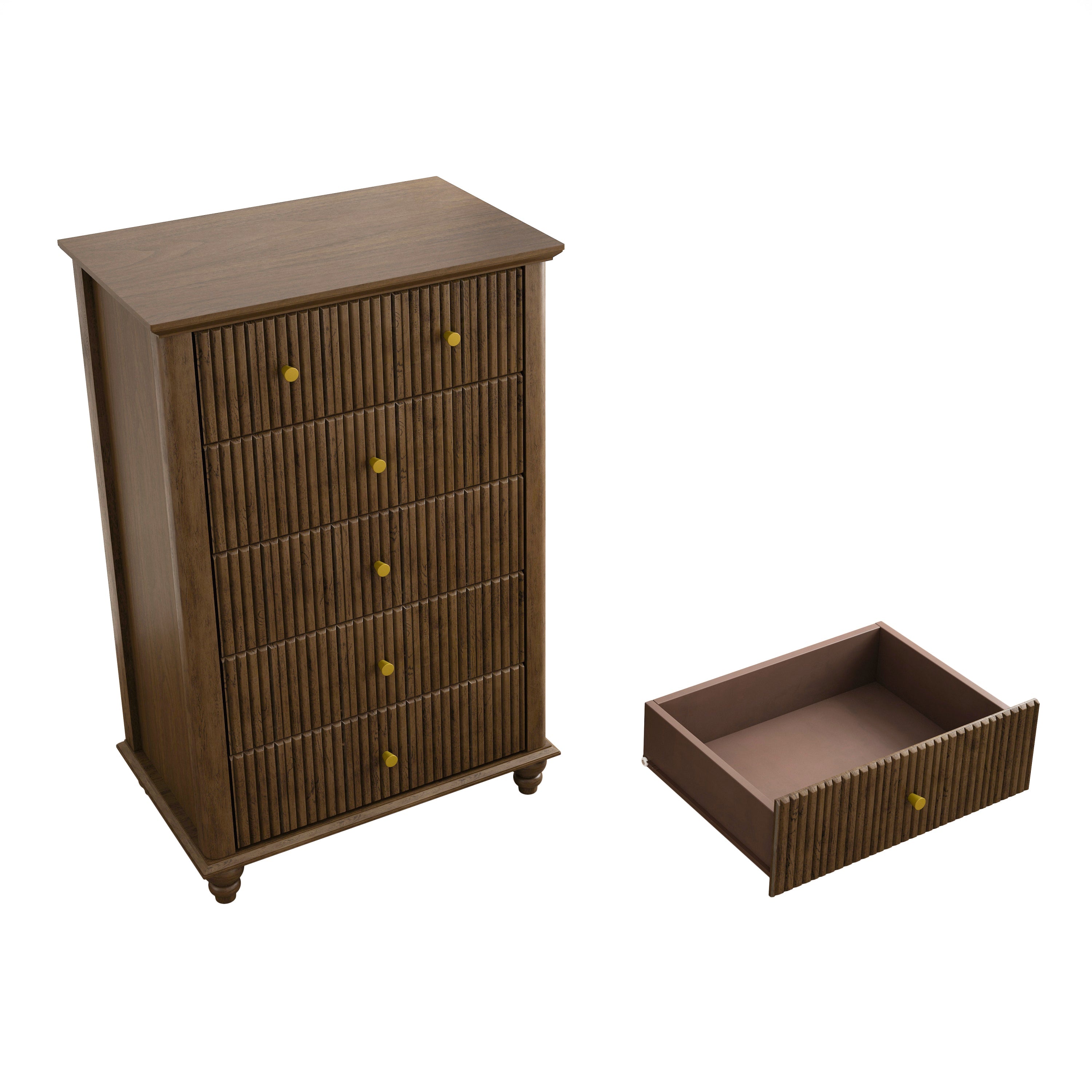 45 Inch Tall Modern Chest of Drawers