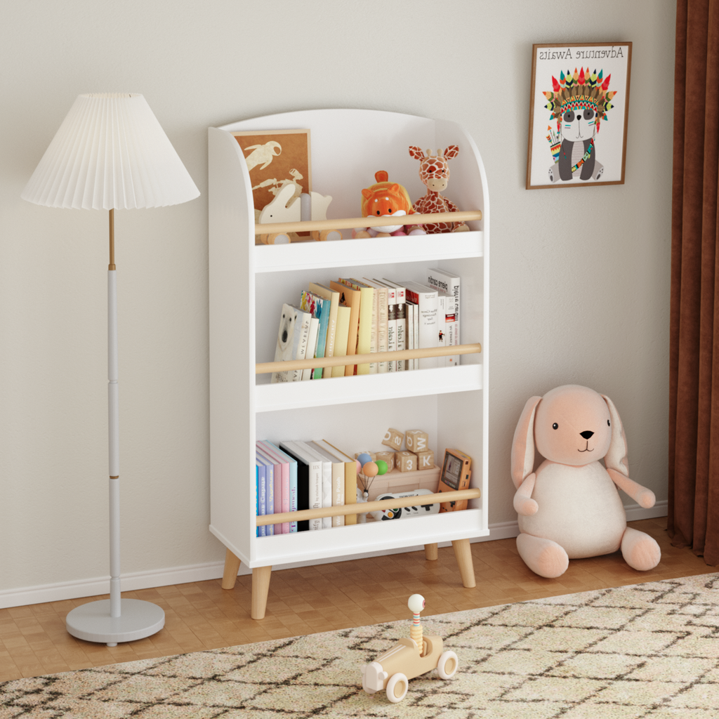 Kids 3-Tier Toy Storage Cabinet