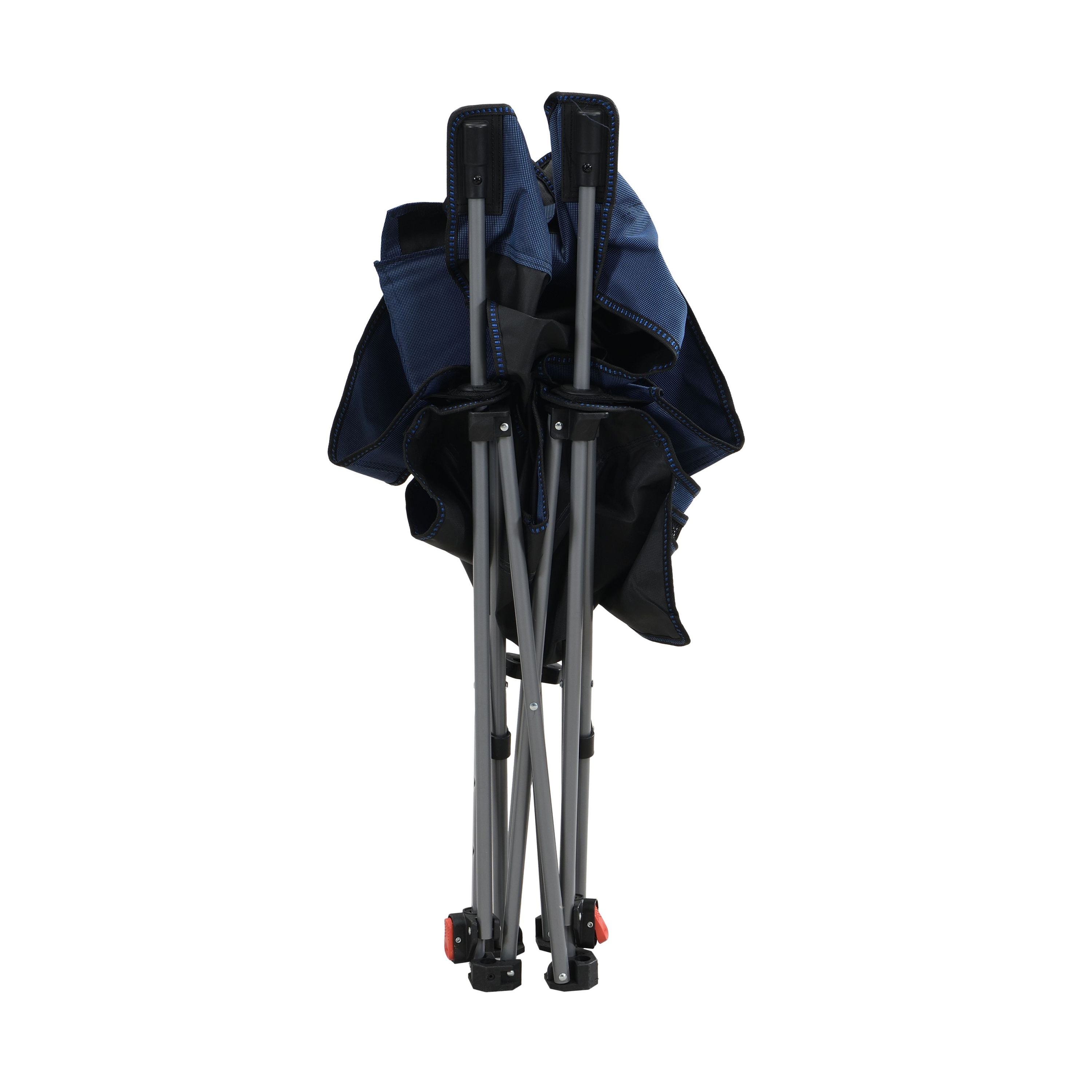 Outdoor Camping Chair Folding Reclining with Side Pockets and Cup Holder