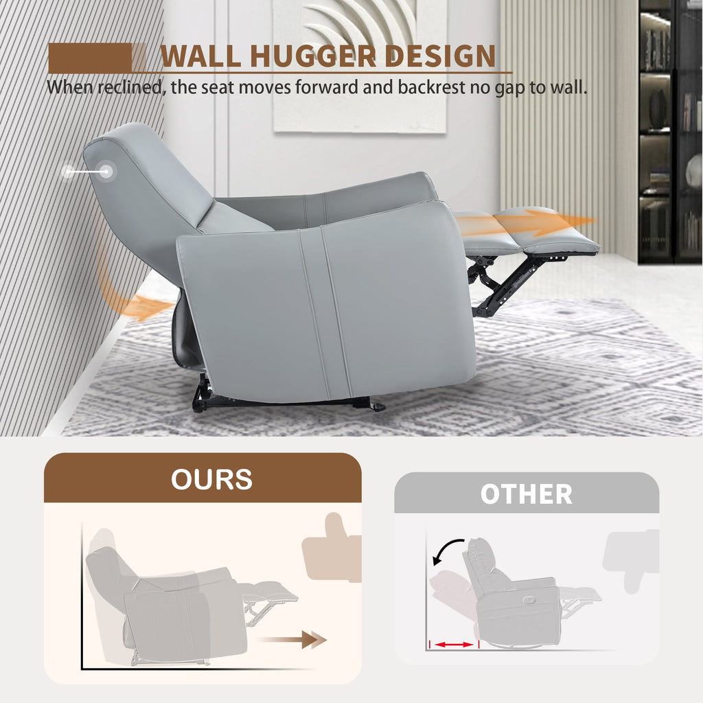 Wall Hugger Power Recliner Chair