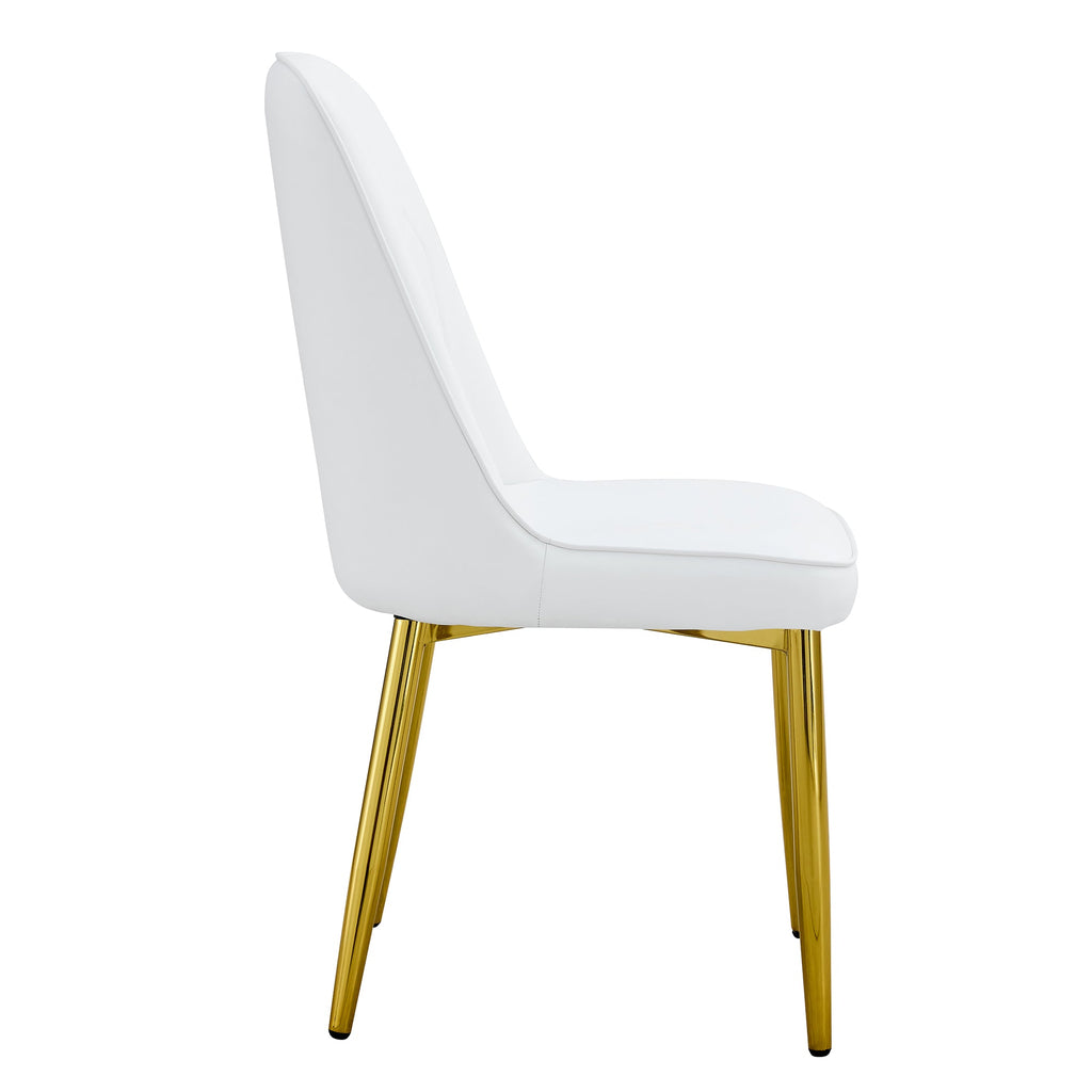 Modern PU Leather Backrestdining Dining Chairs