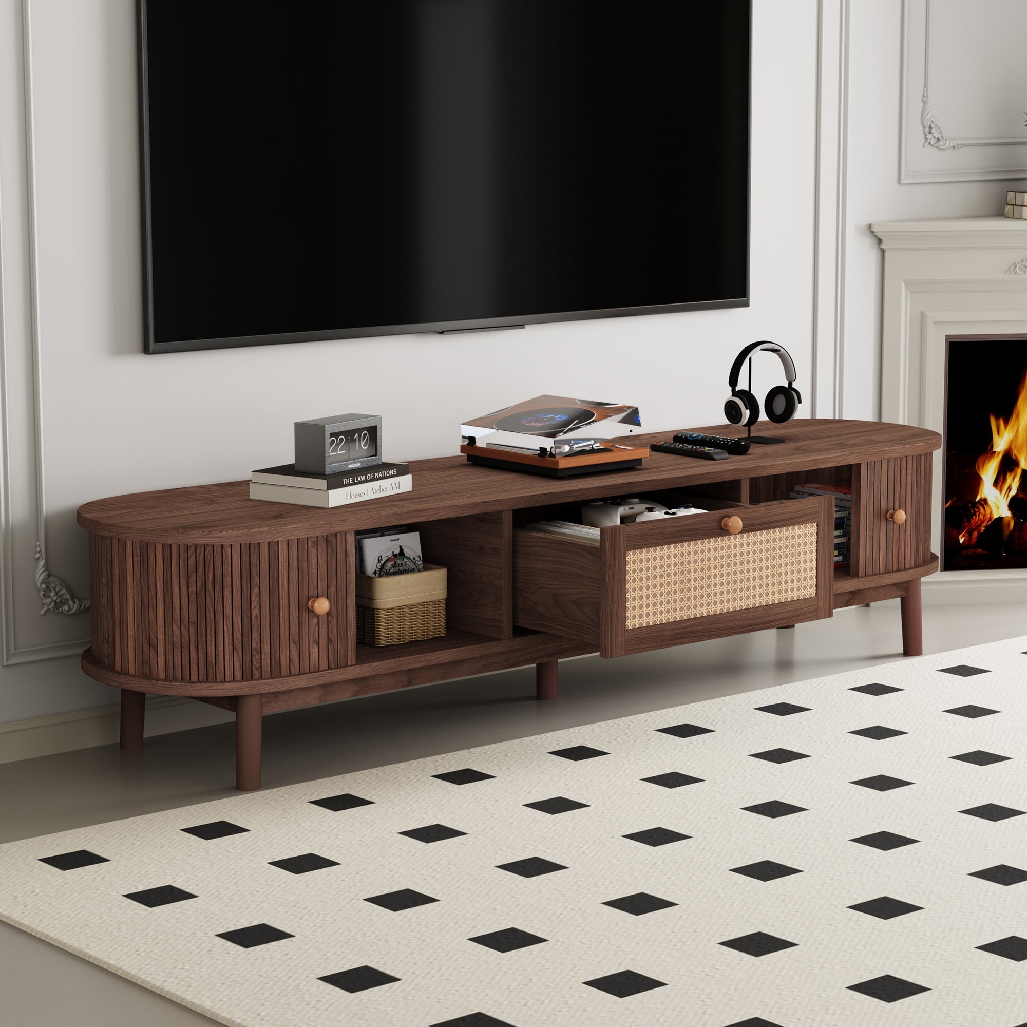 Modern Design TV Stand for 75' TVs