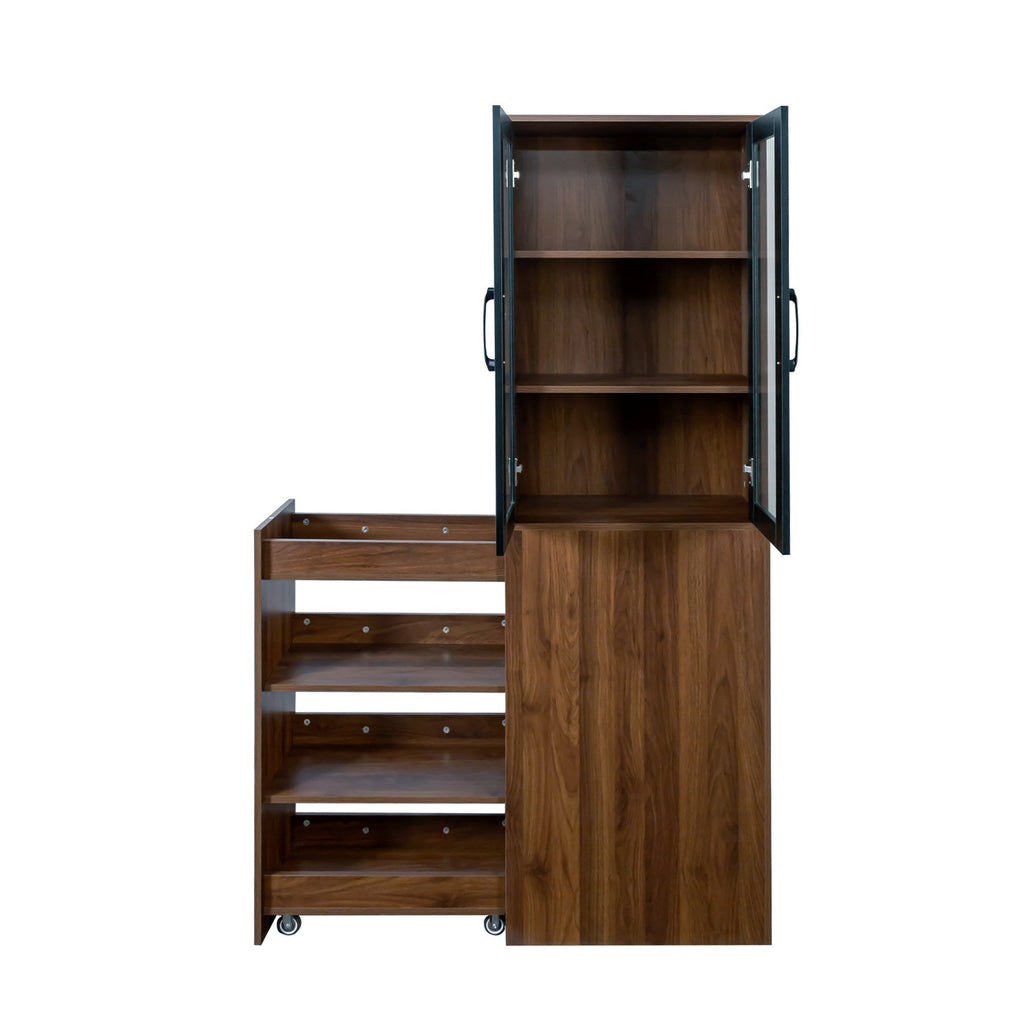 70.87'H Modern Display Storage Cabinet