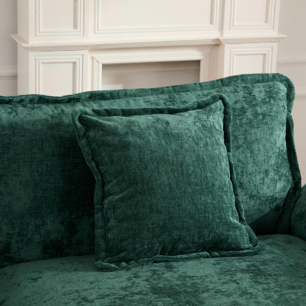Modern Comfy Upholstered Seat Cushion Sectional Couch (Ottoman is Not Included)