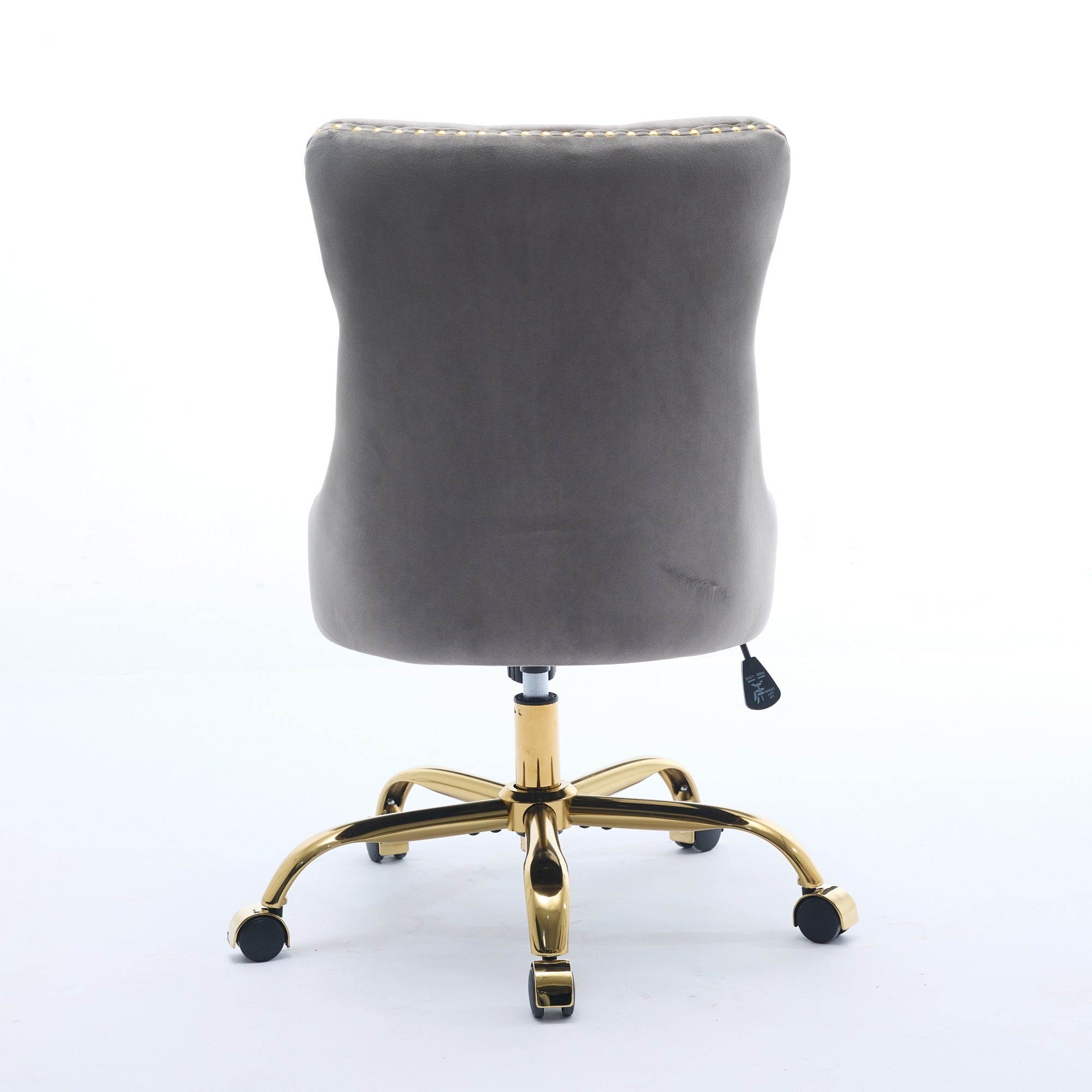 Modern Velvet Upholstered Tufted Button Home Office Chair