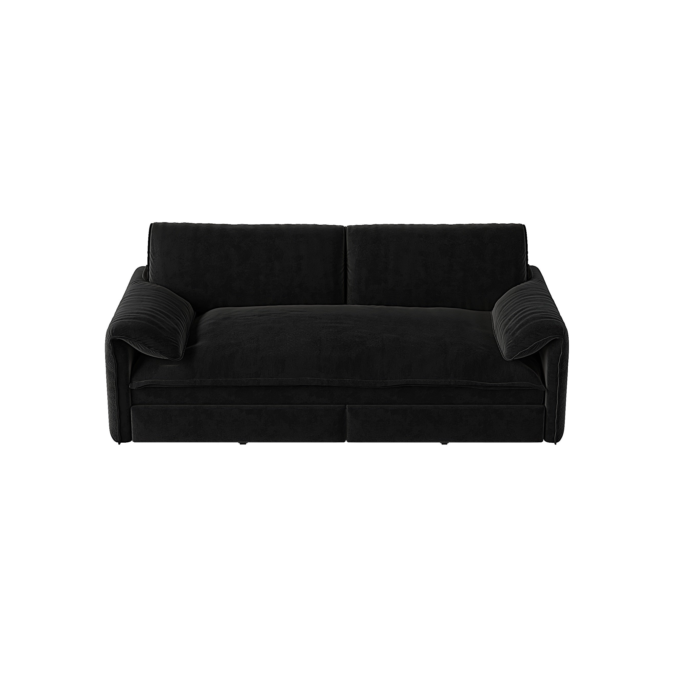 3-in-1 Convertible Sleeper Sofa with Side Storage