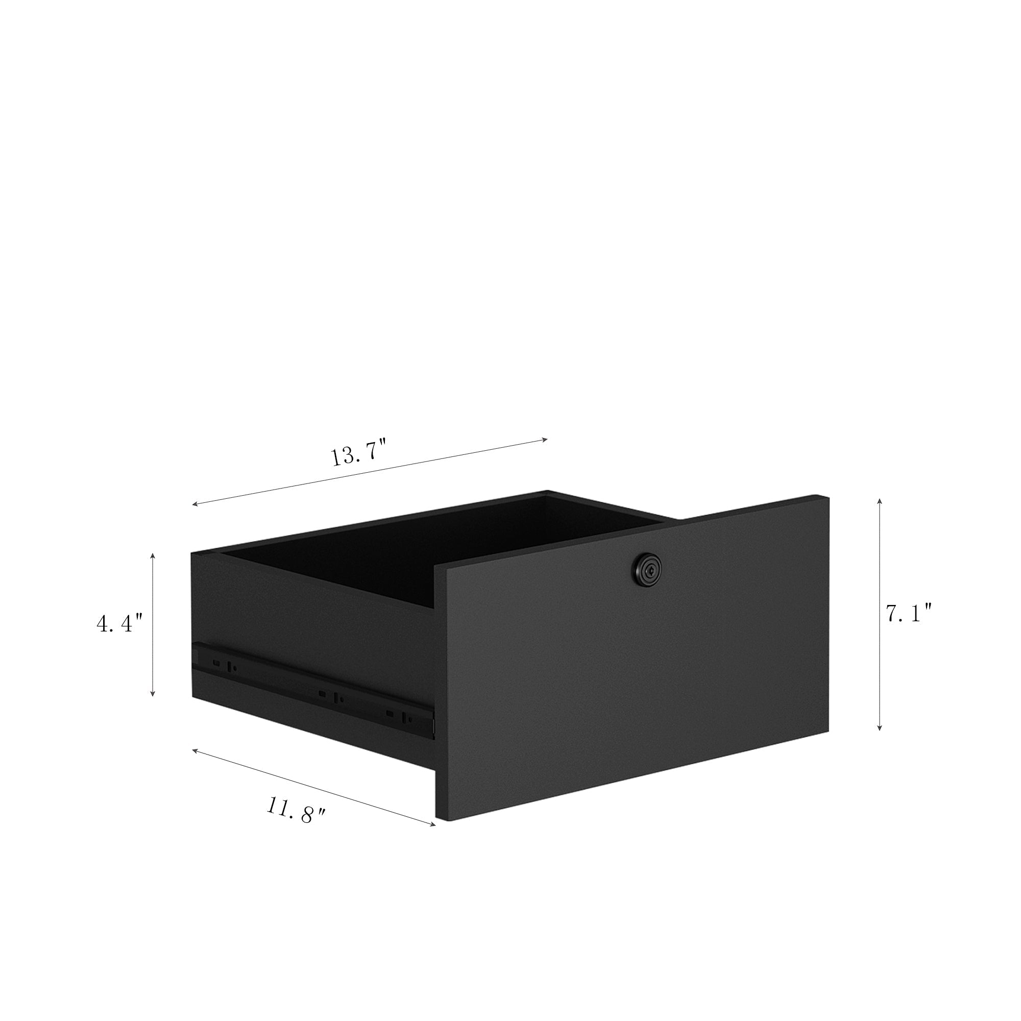 Modern Smart Nightstand with Charging Station